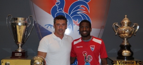 Miguel Abreu com Mário Faria (diretor desportivo)